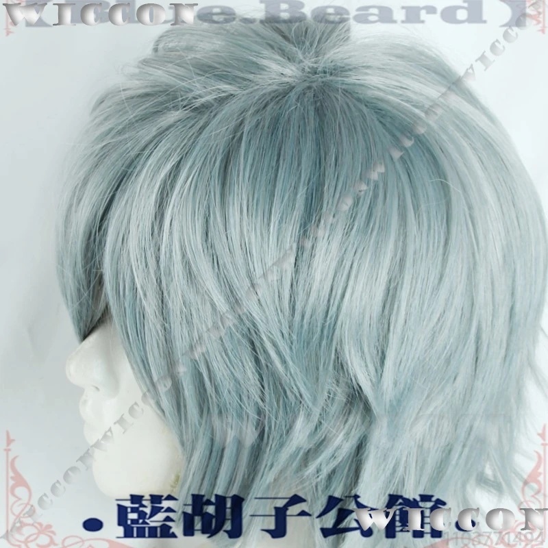 Anime Cosplay Face - c;4\g,6'h.9/c;4\g,6'h.9/ティル・アニメ・エイリアン・ステージR6 キュア コスプレ ブルーグリーン グレー ウィッグ