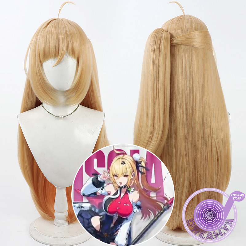 Anime Cosplay Wigs - Cissia コスプレウィッグ Zenless Zone Zero ピグテールロング耐熱人工毛ハロウィンパーティーロールプレイカーニバル