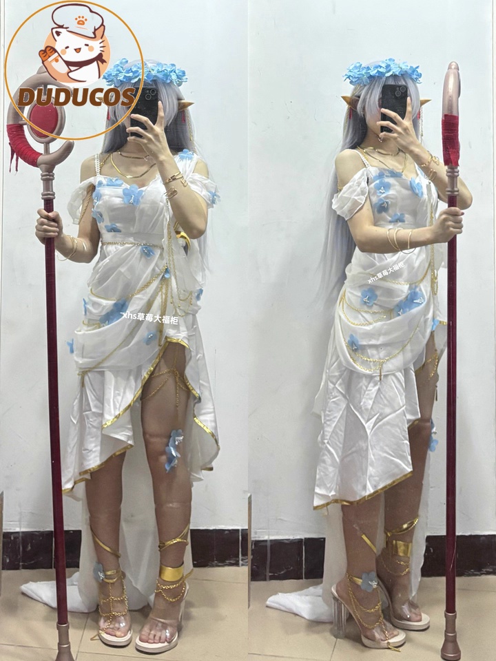 Anime Cosplay Wigs - 在庫あり フリーレン コスプレ同人衣装 アニメ DUDU-SR 女性魔女ドレス