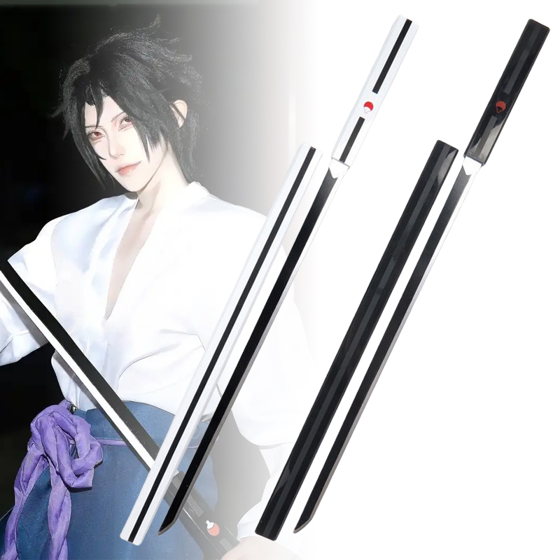Anime Cosplay Katana - 40インチ うちはサスケ 刀 木製 草薙刀 アニメ