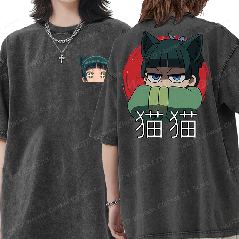薬屋日記プリントウォッシュ Tシャツ女性/男性半袖クルーネッ - Anime Cosplay Ideas Male のレビューと価格
