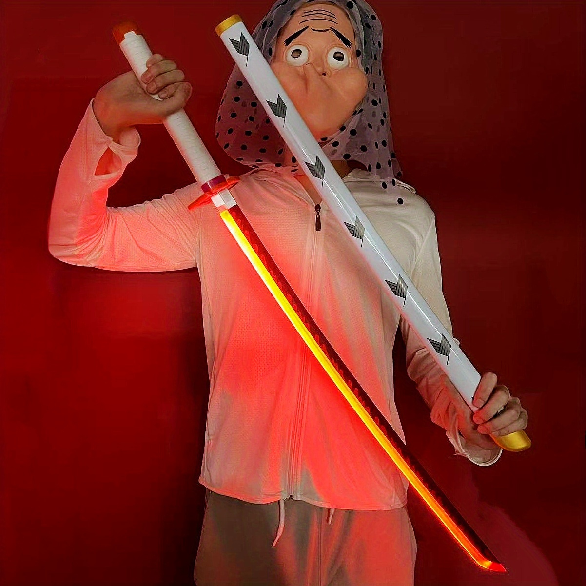 光る鬼滅の刃刀LEDライトソード 京悟郎 アニメ鬼滅の刃 コ - Anime Cosplay Katana のレビューと価格