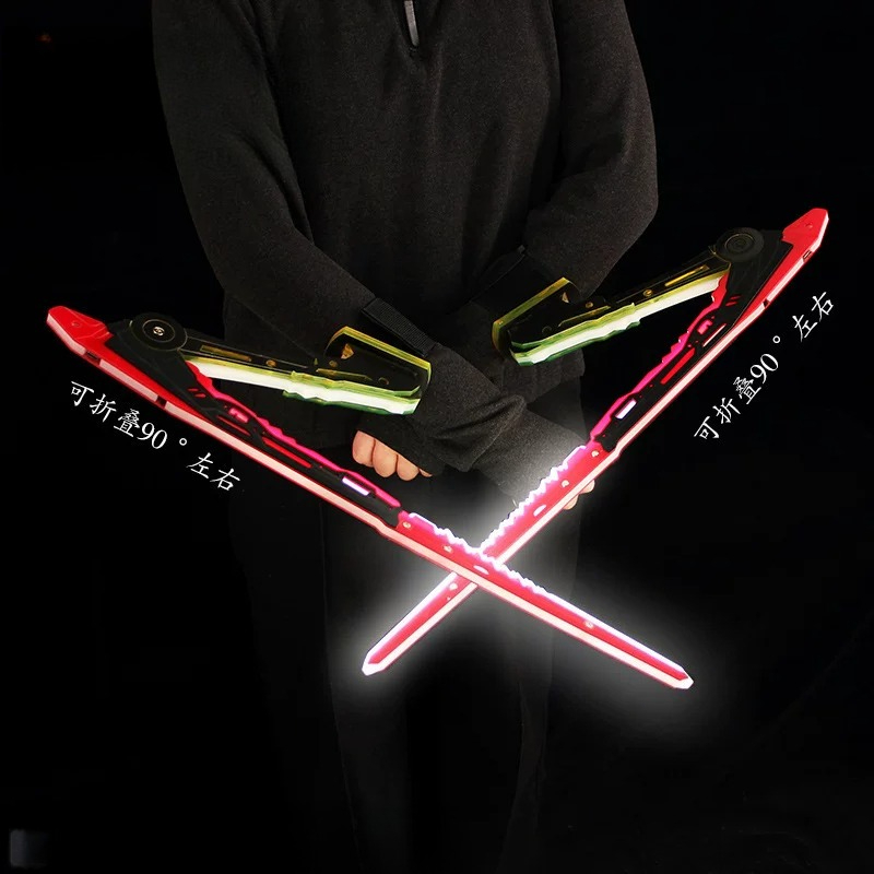 アニメサイバーパンクカタナマンティスブレード発光ソードナイフ - Anime Cosplay Katana のレビューと価格