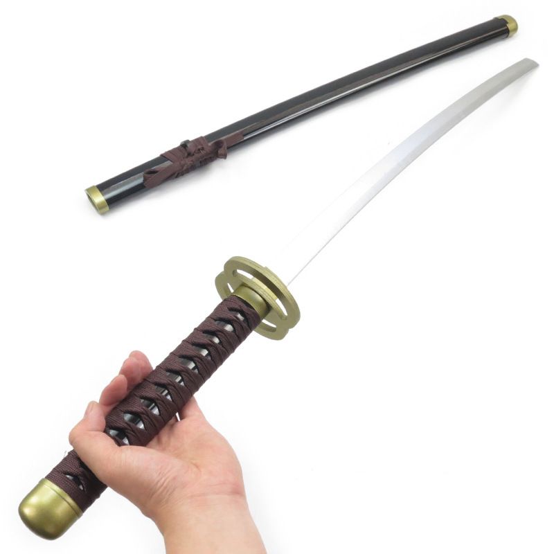 40インチ 悲鳴嶼剣心 刀 木刀 アニメ 悲鳴嶼剣心 コスプ - Anime Cosplay Katana のレビューと価格