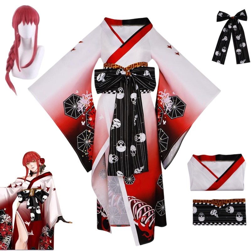 アニメチェーンソーマンマキマコスプレ衣装百鬼夜叉十代野マキマ - Anime Cosplay Makima のレビューと価格