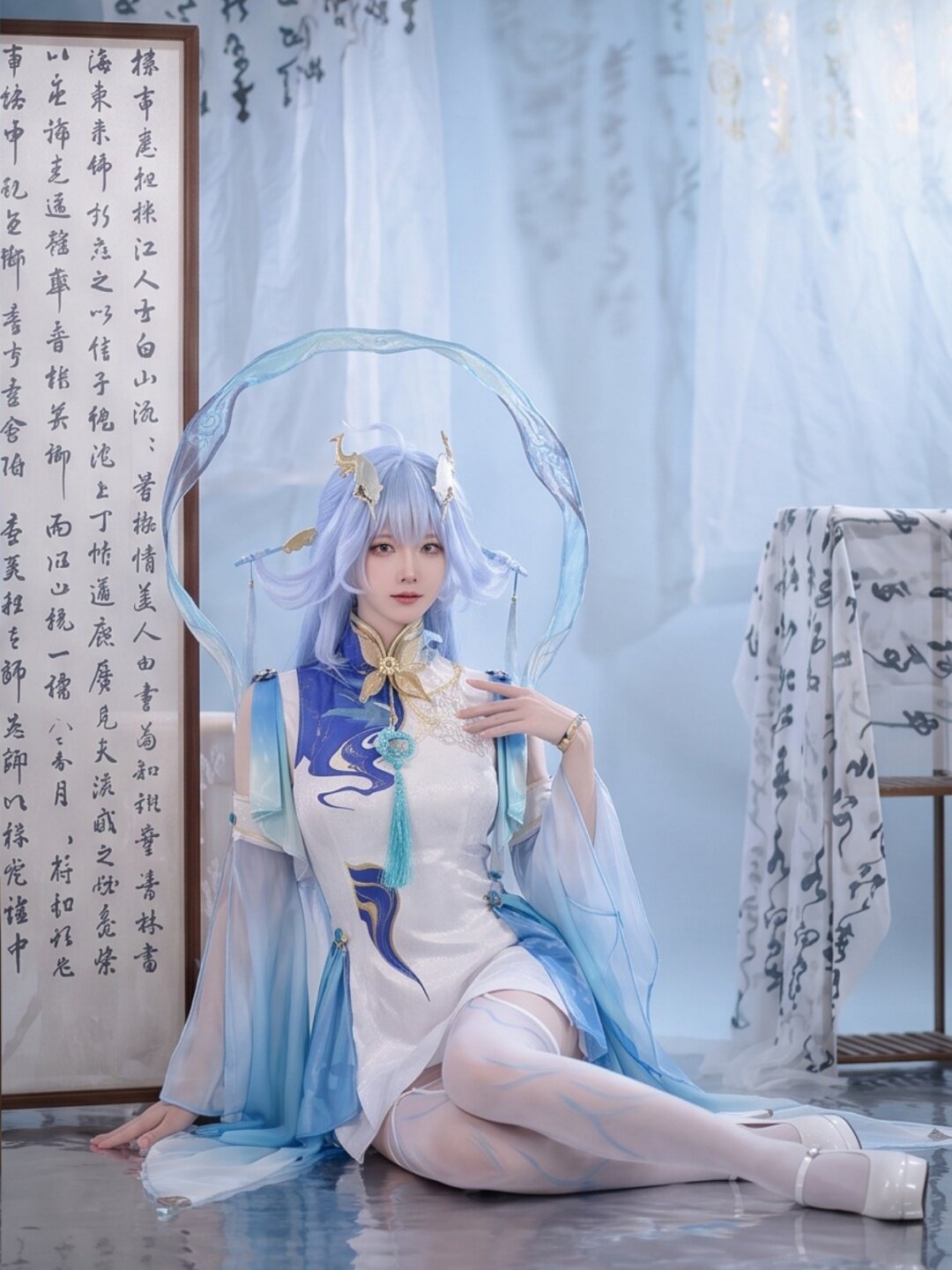 Wuthering Waves Qingxiao コスプレフ - Anime Cosplay Wigs のレビューと価格