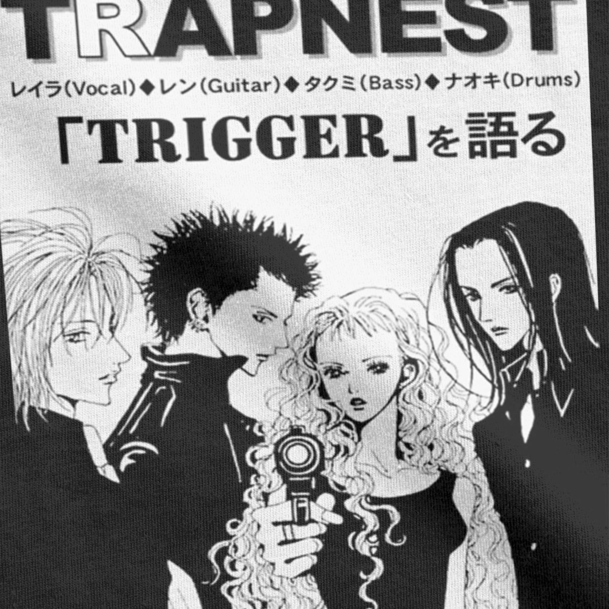 ナナ・トラップネスト・トリガー アニメTシャツ ブラックスト - Anime Cosplay Ideas Male のレビューと価格