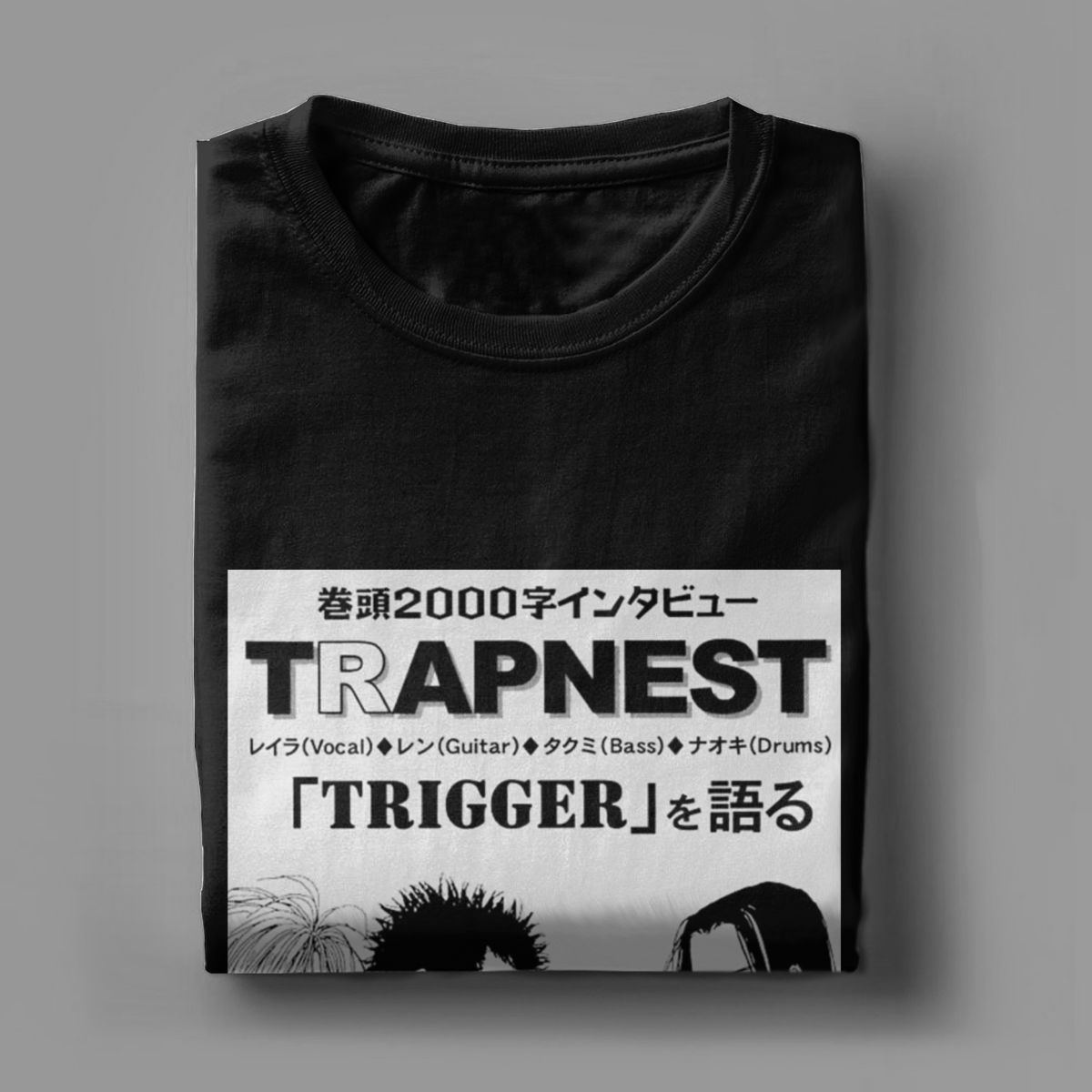 ナナ・トラップネスト・トリガー アニメTシャツ ブラックスト - Anime Cosplay Ideas Male のレビューと価格