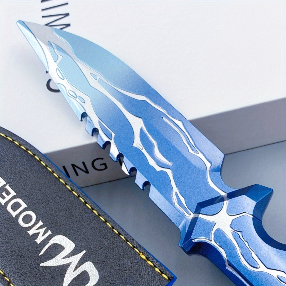 8.6インチ/22cm ブラックウェーブブレード刀 アニメメ - Anime Cosplay Katana のレビューと価格