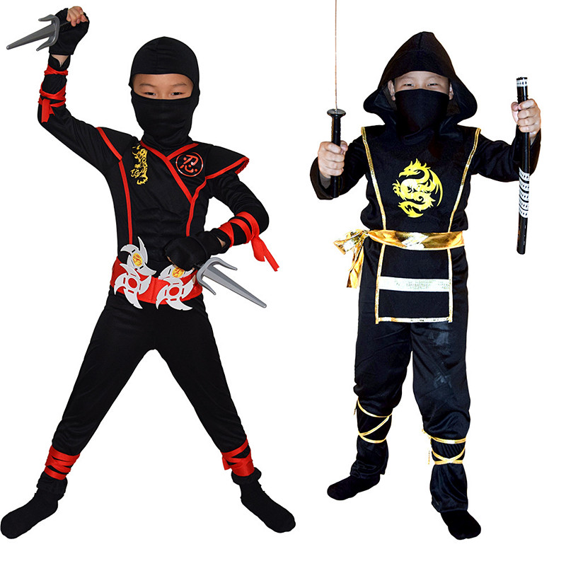 男の子忍者デラックスコスチューム子供用武器アクセサリー付き子 - Anime Cosplay Ideas Male のレビューと価格