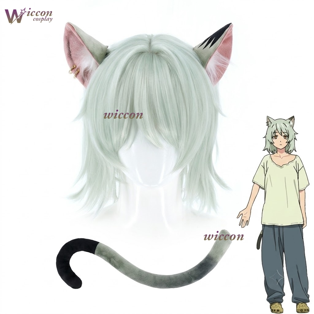 ヤニココスプレ佐藤ウィッグ耳尻尾フルセットアニメ佐藤衣装ウィ - Anime Cosplay Cat のレビューと価格