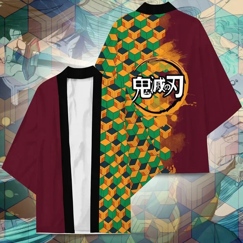 鬼滅の刃カーディガン メンズ アニメ服 伝統衣装 ファッショ - Demon Slayer Haori のレビューと価格