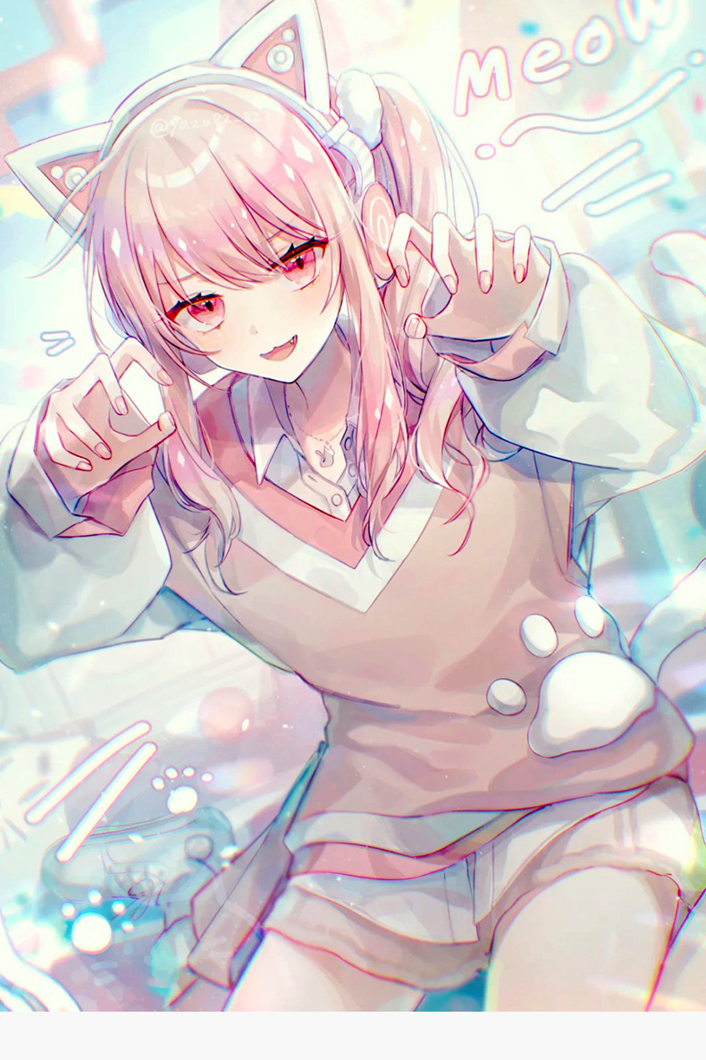 秋山コスプレ – カラフルステージ/キャットマオマオテールロ - Anime Cosplay Cat のレビューと価格