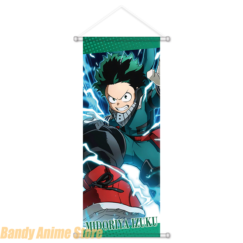僕のヒーローアカデミア 壁掛け絵巻画 緑谷出久 爆豪アニメポ - My Hero Academia Belt のレビューと価格