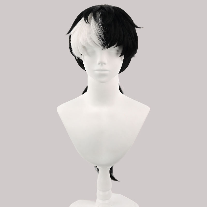 ゲーム「エース・アトーニー」サイモン・ブラッククイル コスプ - Anime Cosplay Long Black Hair のレビューと価格