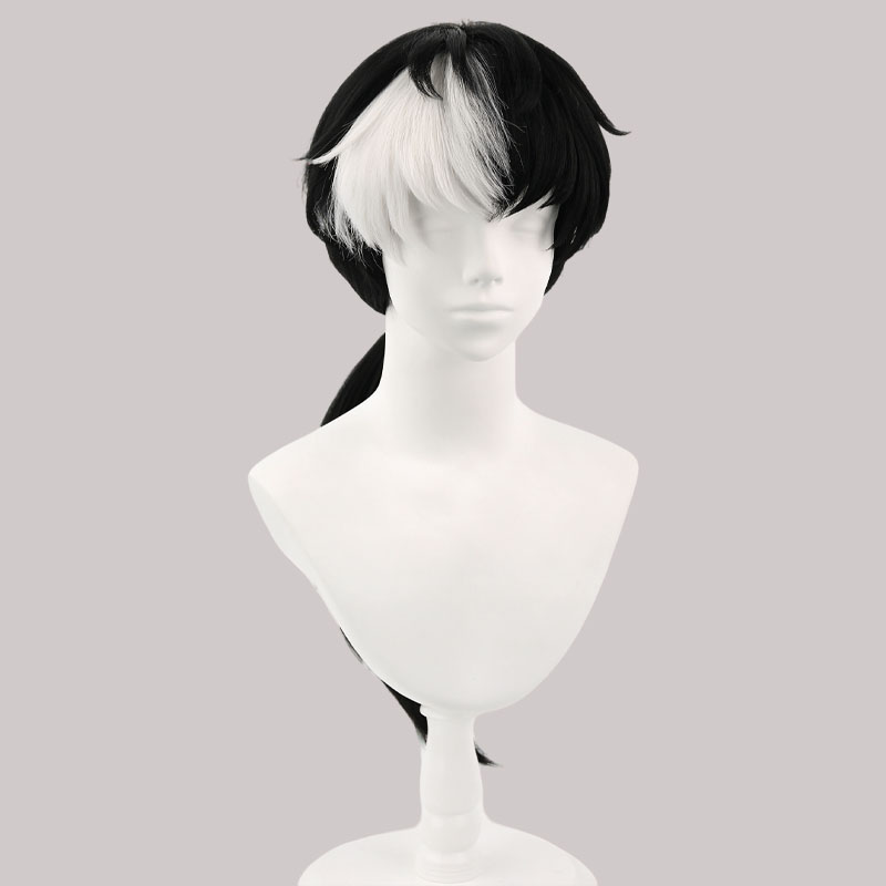 ゲーム「エース・アトーニー」サイモン・ブラッククイル コスプ - Anime Cosplay Long Black Hair のレビューと価格