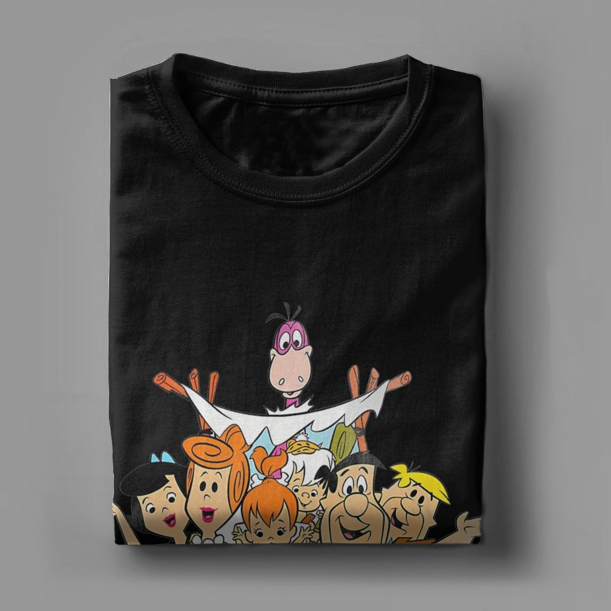 男性と女性のためのフリントストーン漫画Tシャツ,綿100%, - Anime Cosplay Ideas Male のレビューと価格