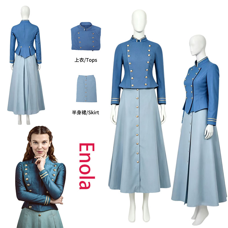 WHH ムービー エノラ コスプレコスチューム ホームズ 女 - Anime Cosplay Girl Costume のレビューと価格