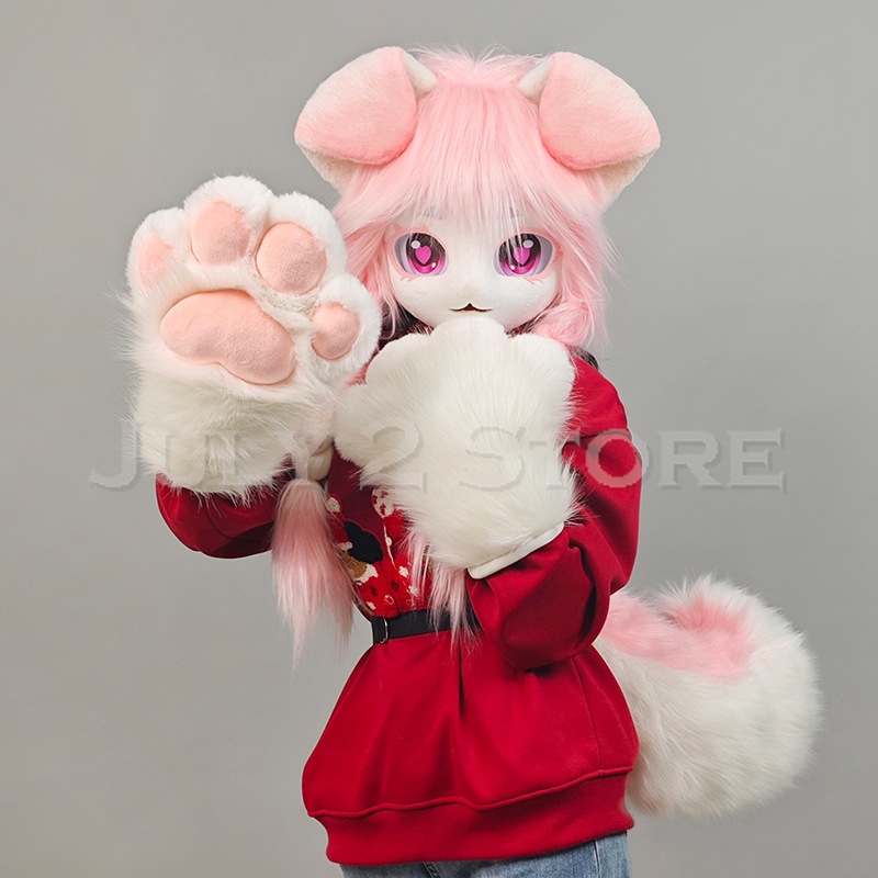 7月2日発売　着ぐるみヘッド　キュートな毛皮マスク　コスプレ - Anime Cosplay Cat のレビューと価格