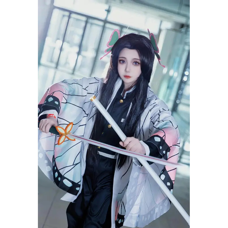 2025年 イイイアニメ 鬼滅の刃 コスプレ衣装 胡蝶しのぶ - Demon Slayer Haori のレビューと価格